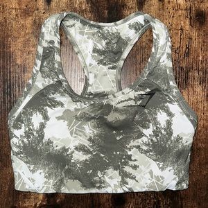 Green gymshark sports bra